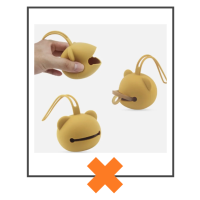 Siliconen fopspeen houder/opberger oudroze